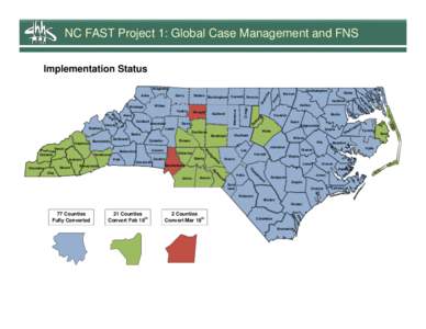 Microsoft PowerPoint - Joint Legislative Appropriations Comm NC FAST Status[removed]ppt [Compatibility Mode]