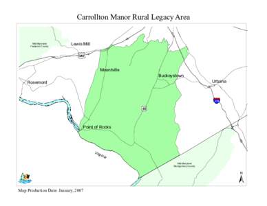 Carrollton Manor Rural Legacy Area Burkittsville Mid-Maryland Frederick County