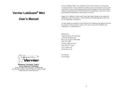Microsoft Word - Vernier LabQuest Mini rev 6