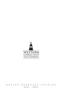 WCSU - Graduate Catalog: [removed]