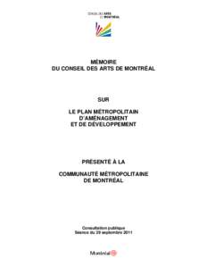 Principes du Conseil des arts de Montral