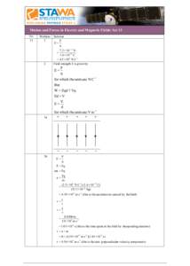 Motion and Forces in Electric and Magnetic Fields: Set 13 Set 13 Problem 1