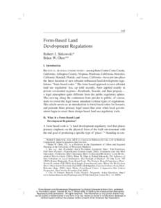 Environment / Human geography / Real estate / New Urbanism / Form-based code / Land-use planning / Land use / Duany Plater-Zyberk & Company / The Standard State Zoning Enabling Act / Urban studies and planning / Real property law / Zoning