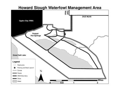 Howard Slough Waterfowl Management Area 7500 West 2425 North Ogden Bay WMA