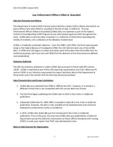 Violence / Crimes / National Incident Based Reporting System / Sex offender registration / United States Department of Justice / Uniform Crime Reports / Assault / Federal Bureau of Investigation