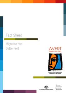 Fact Sheet Migration and Settlement Copyright © Commonwealth of Australia 2010