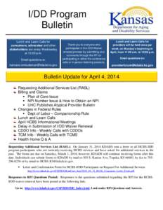 Conference call / Email / KMAP / RASL / Law / Computing / Internet / Identifiers / National Provider Identifier / Health Insurance Portability and Accountability Act