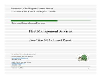 Microsoft PowerPoint - FLEET[removed]FMS FY 2013 Annual Report PowerPoint - HHW