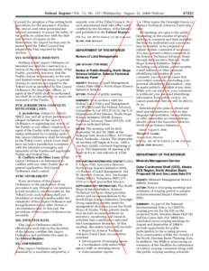 Federal Register / Vol. 73, No[removed]Wednesday, August 13, [removed]Notices Council for adoption a Plan setting forth procedures for the assurance of police, fire, rescue, and other governmental services necessary to assu