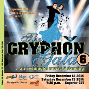 Superior CVI Music Department presents GRYPHON ... an evening of music & dancing