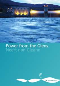 Booklet Power from the Glens. Hydro Electricity.