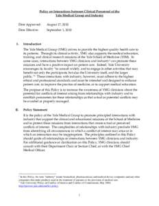 Microsoft Word - Final_YMG_Industry_Interactions_Policy_8-17-2010_2.doc
