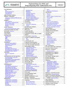 Alzheimer’s Medications: