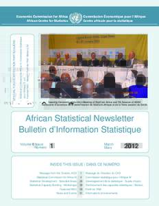 Volume 6, Numéro 1 Mars[removed]Commission Économique pour l’Afrique Economic Commission for Africa