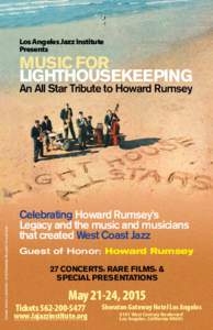 Los Angeles Jazz Institute Presents Music For Lighthousekeeping
