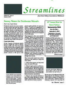 Volume 47, Issue 3 Summer 2012 Streamlines  from Green Valleys Association at Welkinweir