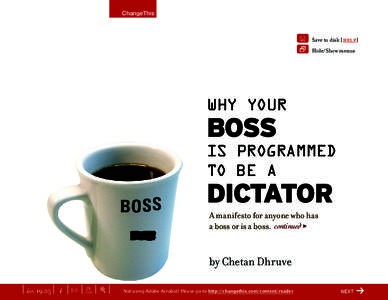 Why Your Boss is Programmed to be a Dictator