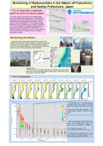 Monitoring of Radionuclides in the Waters off Fukushima and Nearby Prefectures, Japan 137Cs in Seawater, Sediment and Fish prior to the Accident