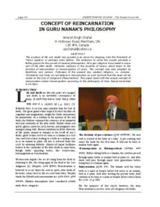 page 52  UNDERSTANDING SIKHISM – The Research Journal