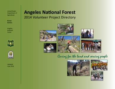 United States Department of Agriculture Angeles National Forest