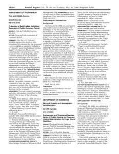 [removed]Federal Register / Vol. 71, No[removed]Tuesday, May 16, [removed]Proposed Rules Management, (see ADDRESSES section); or via e-mail at: [removed]; telephone: ([removed]–2329; or facsimile: