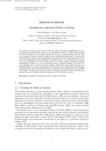 Metalogic / Logic in computer science / Formal languages / Model theory / Modal logic / Method of analytic tableaux / Well-formed formula / Boolean satisfiability problem / Satisfiability / Logic / Mathematical logic / Mathematics