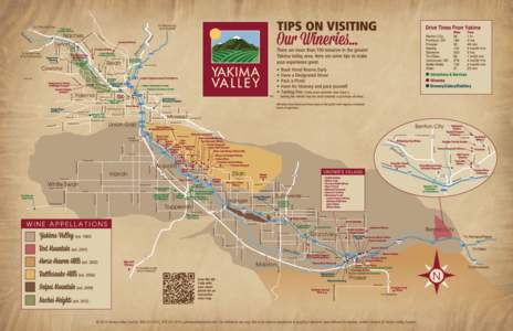 West Coast of the United States / Yakima /  Washington / Yakima Valley AVA / Prosser /  Washington / Rattlesnake Hills AVA / Zillah /  Washington / Washington wine / Interstate 82 / U.S. Route 12 in Washington / Washington / American Viticultural Areas / Geography of the United States