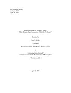 Monetary policy / Money / Federal Open Market Committee / Inflation targeting / Inflation / Federal Reserve System / Central bank / Interest rate / Deflation / Economics / Macroeconomics / Federal Reserve