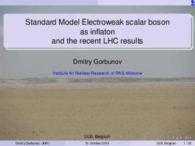 ИI ЯN ИR Standard Model Electroweak scalar boson as inflaton