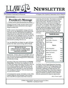 LLAW Newsletter Fall 2002