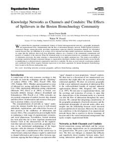 Organization Science  informs Vol. 15, No. 1, January–February 2004, pp. 5–21 issn  eissn  04  1501  0005