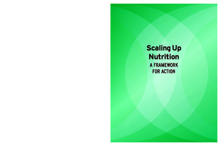 Scaling Up Nutrition A Framework For Action  Policy Brief Nutrition cover[removed]indd 4-1