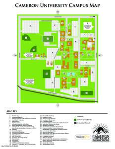 Cameron University Campus Map Gore Boulevard To I-44  Black & Gold Boulevard