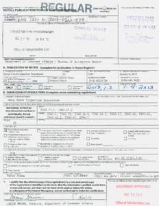 BUREAU OF AUTOMOTIVE REPAIR Order of Adoption SMOG CHECK INSPECTION PROCEDURES (1) Amend Section[removed]of Article 5.5, Chapter 1, Division 33, Title 16, California Code of Regulations, to read as follows: