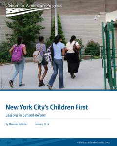 AP PHOTO/MARK LENNIHAN  New York City’s Children First Lessons in School Reform By Maureen Kelleher