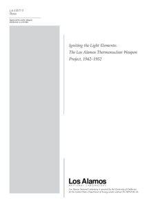 LA[removed]T Thesis Approved for public release;