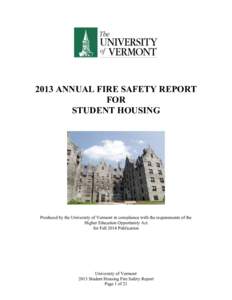 Microsoft Word[removed]UVM Fire Safety Report.docx