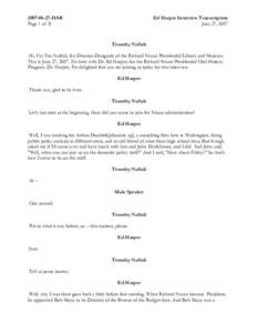 Microsoft Word - Harper, Ed Transcript.doc