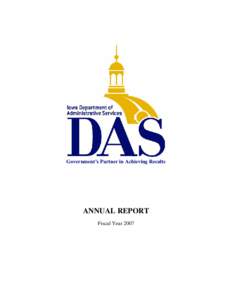 Microsoft Word - DAS ANNUAL REPORT FY07 - FINAL.doc