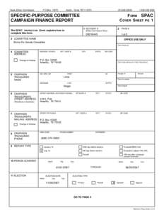 Texas Ethics Commission  P.O.Box[removed]Austin, Texas[removed]