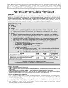 Microsoft Word - Splenic Vaccine Prophylaxis 2006.doc