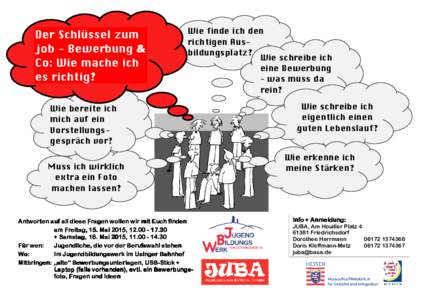 4-15 Flyer Bewerbung + Co