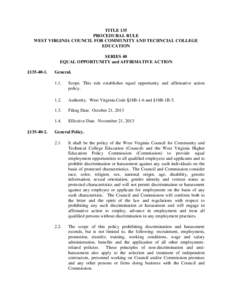 Social philosophy / Inequality / Affirmative action / Education policy / Equal opportunity employment / Equal opportunity / Employment / Affirmative action in the United States / Lutheran Church-Missouri Synod v. FCC / Discrimination / Ethics / Social inequality