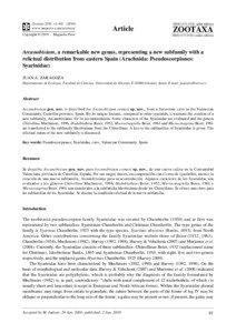 Arachnids / Valencian Community / Valencian / Province of Castellón / Pseudoscorpions / Taxonomy / Linguistics