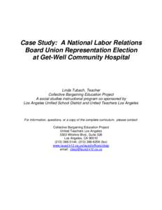 United States / Human resource management / National Labor Relations Board / Union busting / Service Employees International Union / Labor unions in the United States / National Labor Relations Act / Union organizer / The Blue Eagle At Work / Trade unions / Labour relations / Economy of the United States