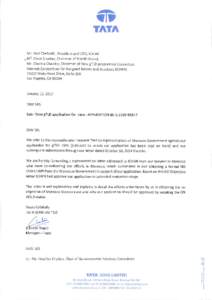 Letter from Chatan Nage to Fadi Chehadé, Steve Crocker, and Cherine Chalaby