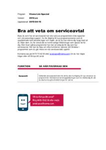 Program  Visma Lön Special Version