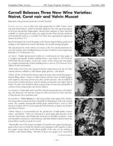 Foundation Plant Services  FPS Grape Program Newsletter