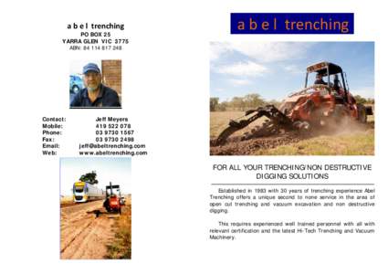 Microsoft Word - ABEL_TRENCHING_BROCHURE.doc