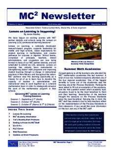 MC Newsletter 2 Volume 2, Issue 1  mc2.nmsu.edu
